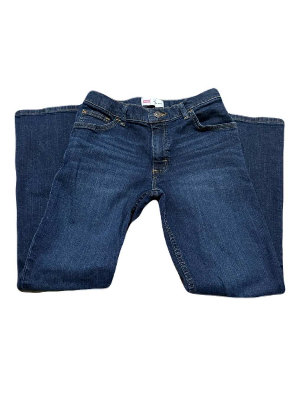 Wrangler Regular Bootcut Dark Denim Blue Jean Girls Size 14